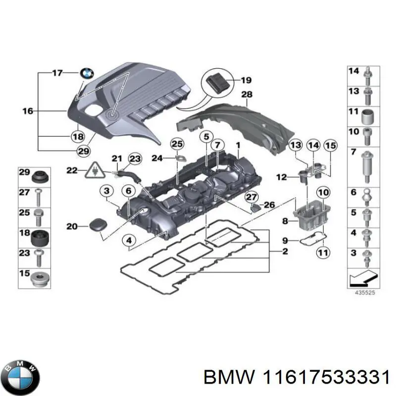  BMW 11617533331 precio, desde 1,29 EUR