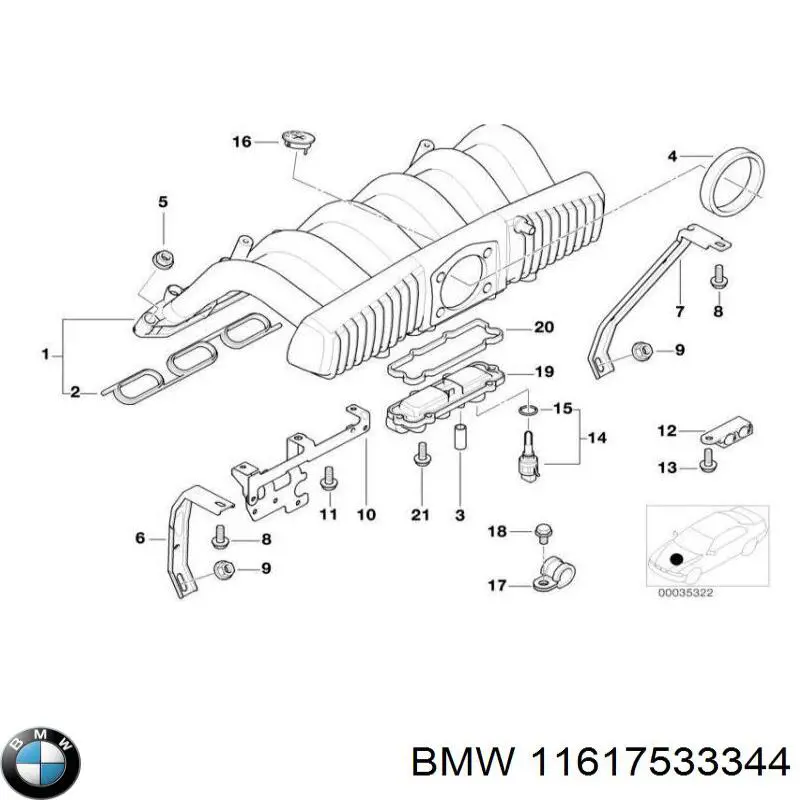  BMW 11617533344 precio, desde 1,80 EUR