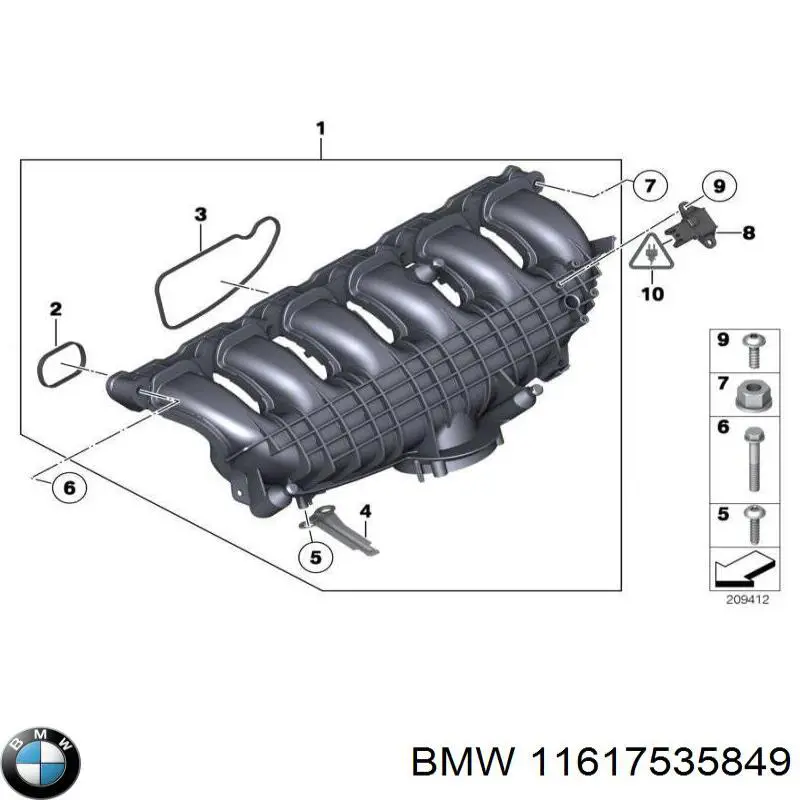  BMW 11617535849 precio, desde 0,97 EUR