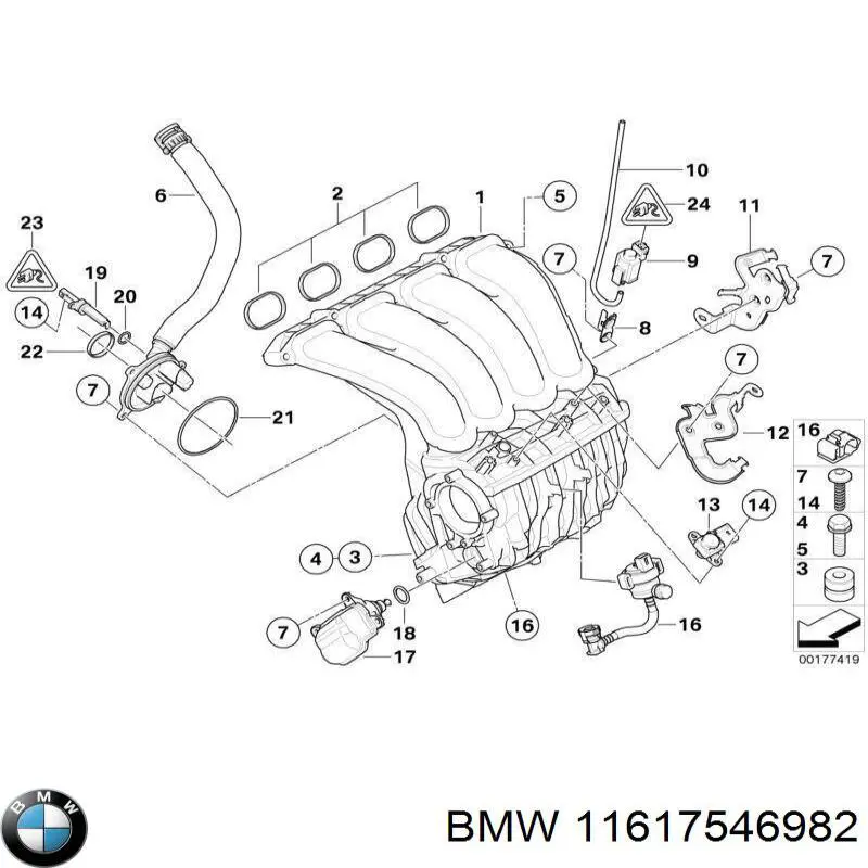 11617546982 BMW Regulador de ralentí