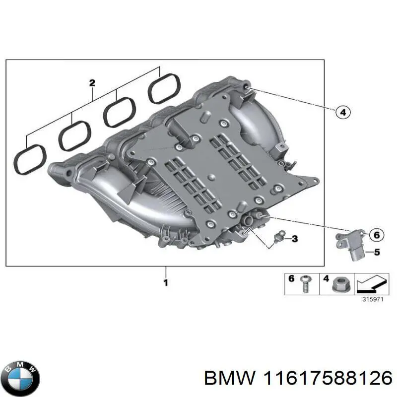 Módulo colector de admisión BMW 11617588126 precio, desde 119,90 EUR