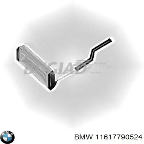 11617790524 BMW tubo flexible de aire de sobrealimentación izquierdo