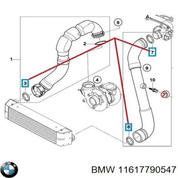 Comprar 98720 Metalcaucho Junta de turbina, inserto flexible