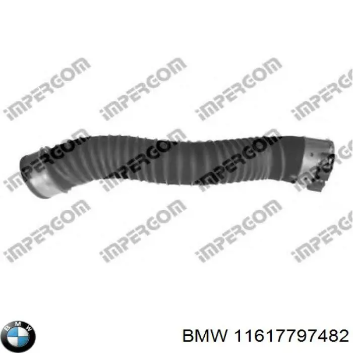 11617797482 BMW tubo flexible de aire de sobrealimentación derecho