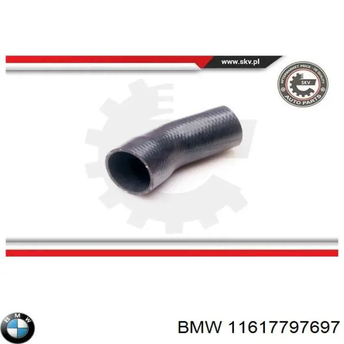 11617797697 BMW tubo flexible de aire de sobrealimentación izquierdo