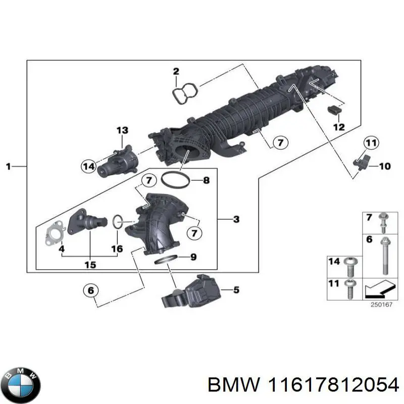 Comprar 11617812054 BMW Junta de válvula EGR