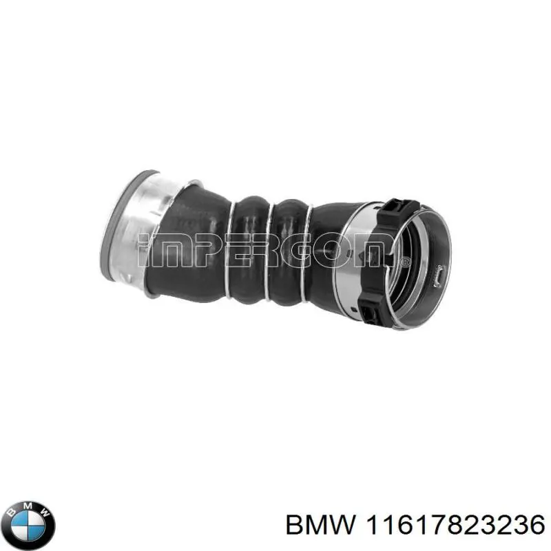 11617823236 BMW tubo flexible de aire de sobrealimentación izquierdo