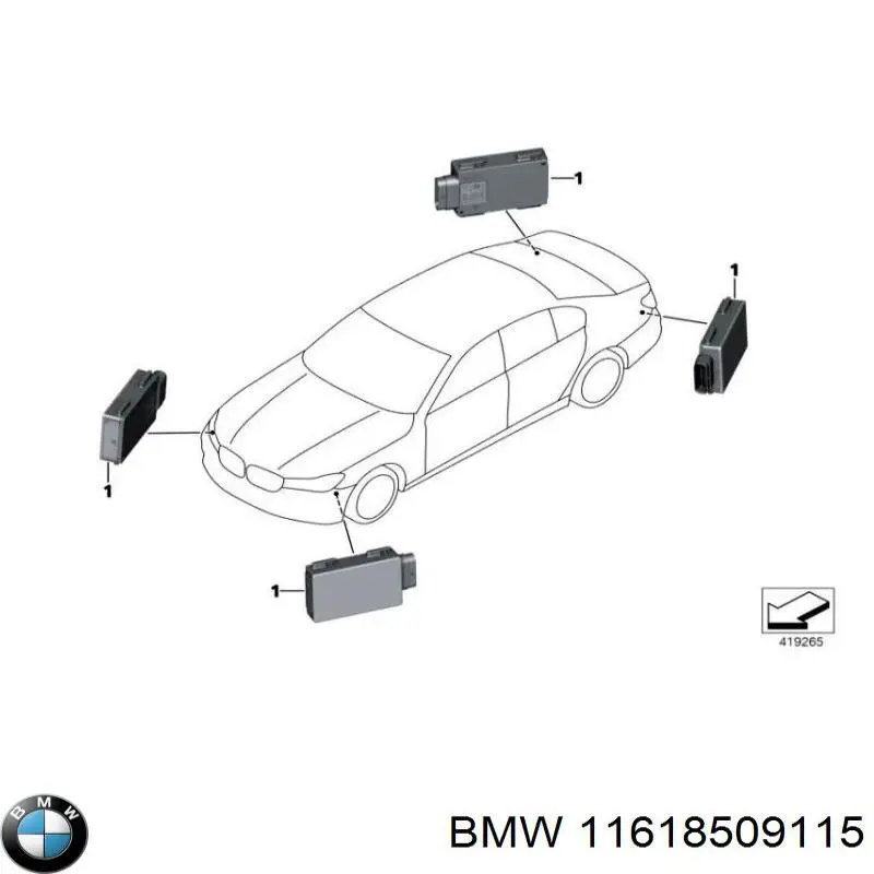 11618509116 BMW