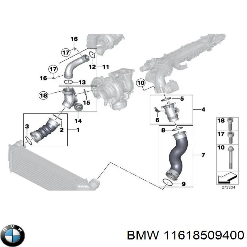 Junta de colector de admisión BMW 11618509400 precio, desde 9,08 EUR