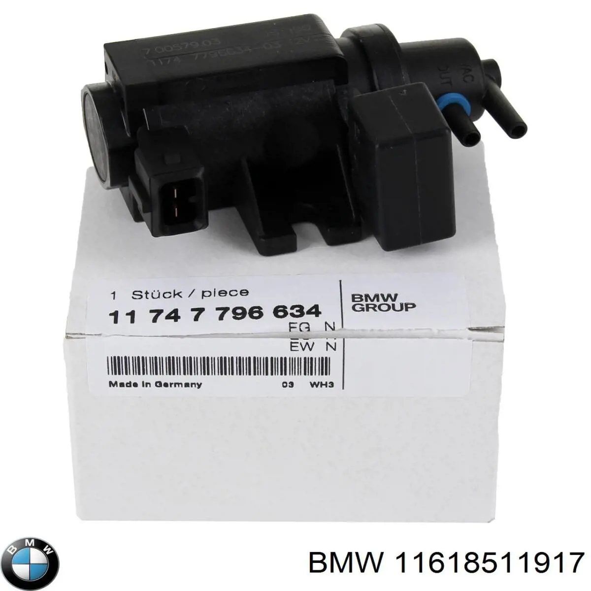 11618511917 BMW Juego de juntas, colector de admisión