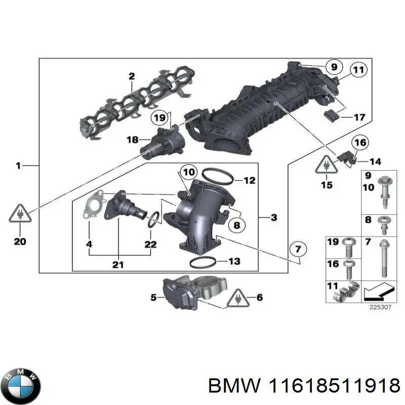 Junta de colector de admisión BMW 11618511918 precio, desde 13,49 EUR