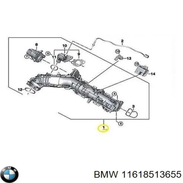 Módulo colector de admisión BMW 11618513655 precio, desde 200,98 EUR