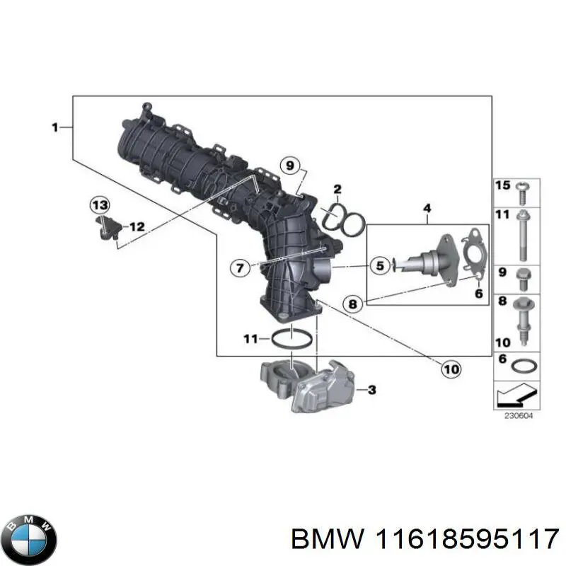  BMW 11618595117 precio, desde 11,16 EUR