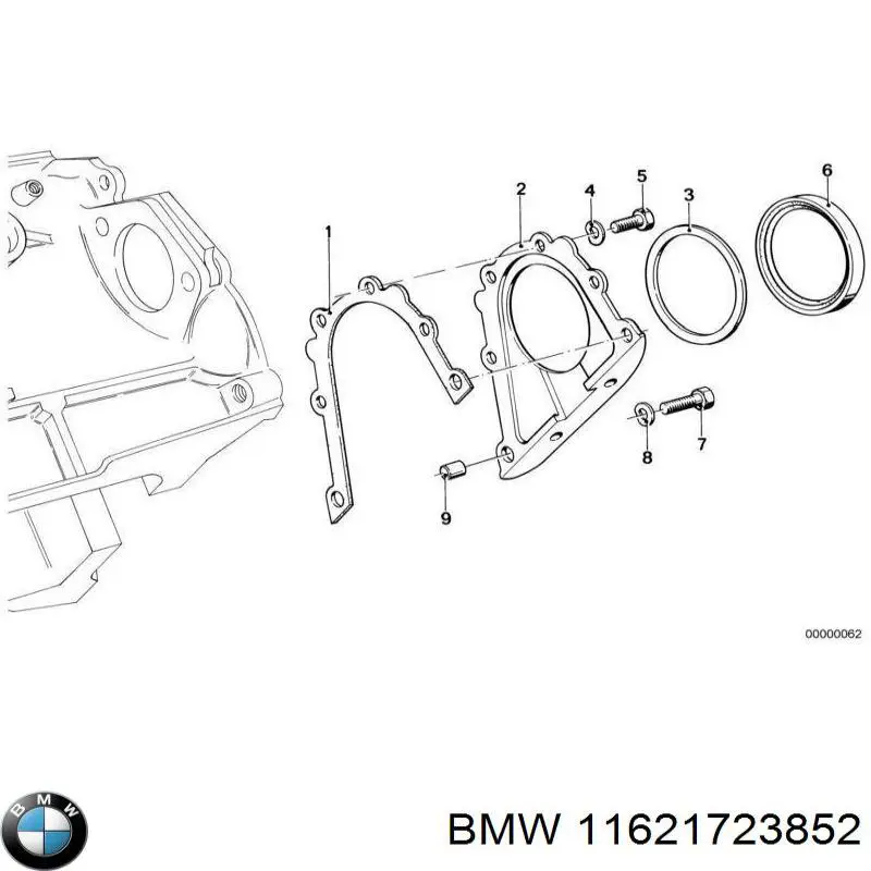 Comprar 11621723852 BMW Junta colector escape