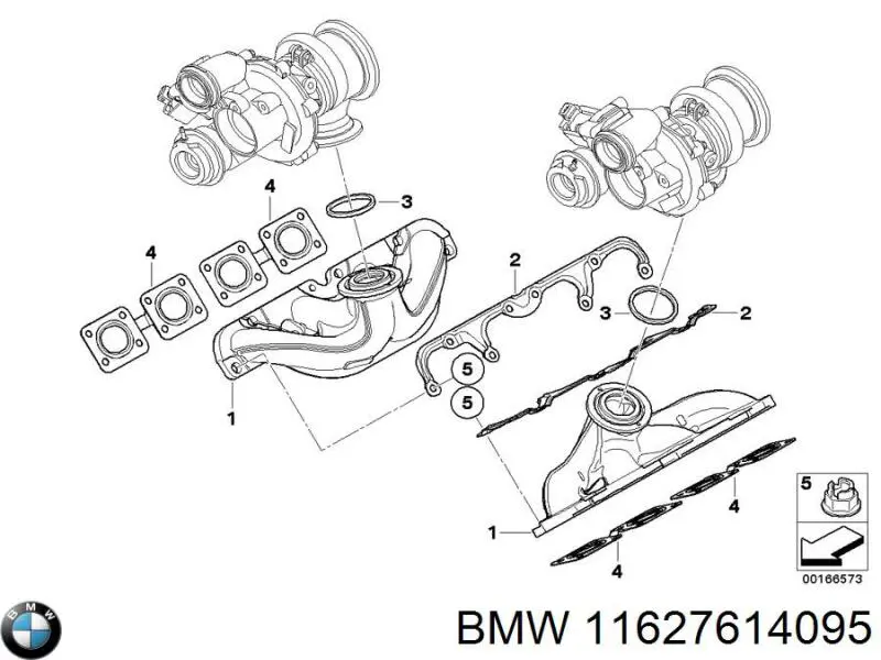 Comprar 11627614095 BMW Junta colector escape