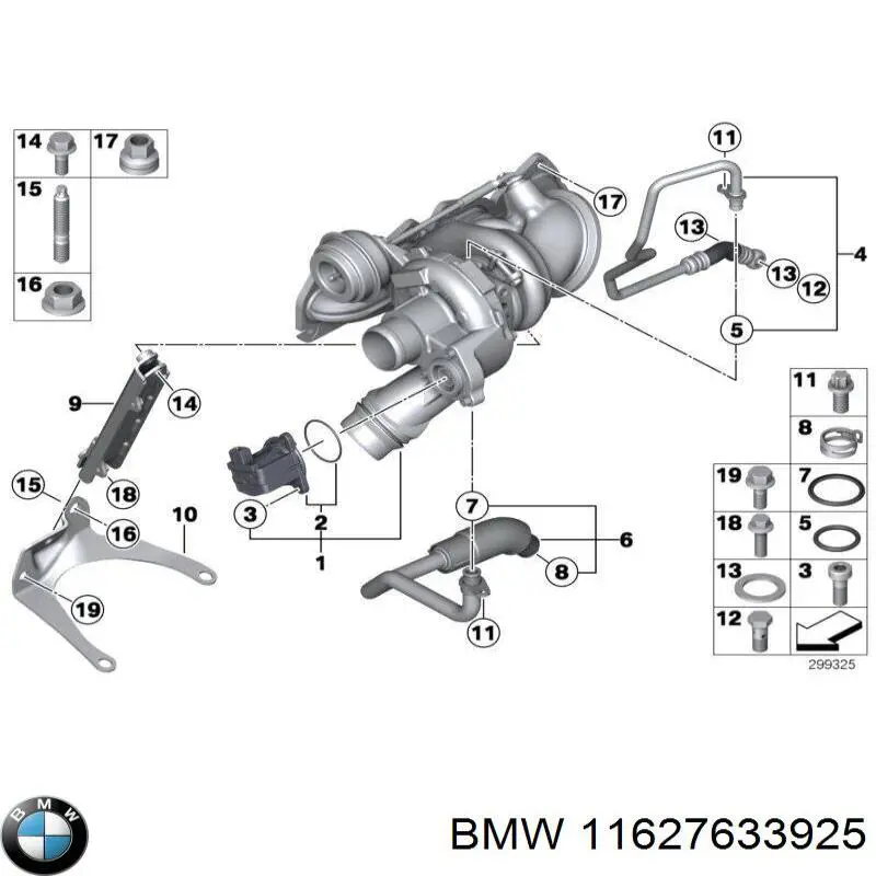 11627633925 BMW turbocompresor