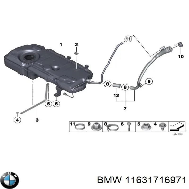  BMW 11631716971 precio, desde 3,69 EUR