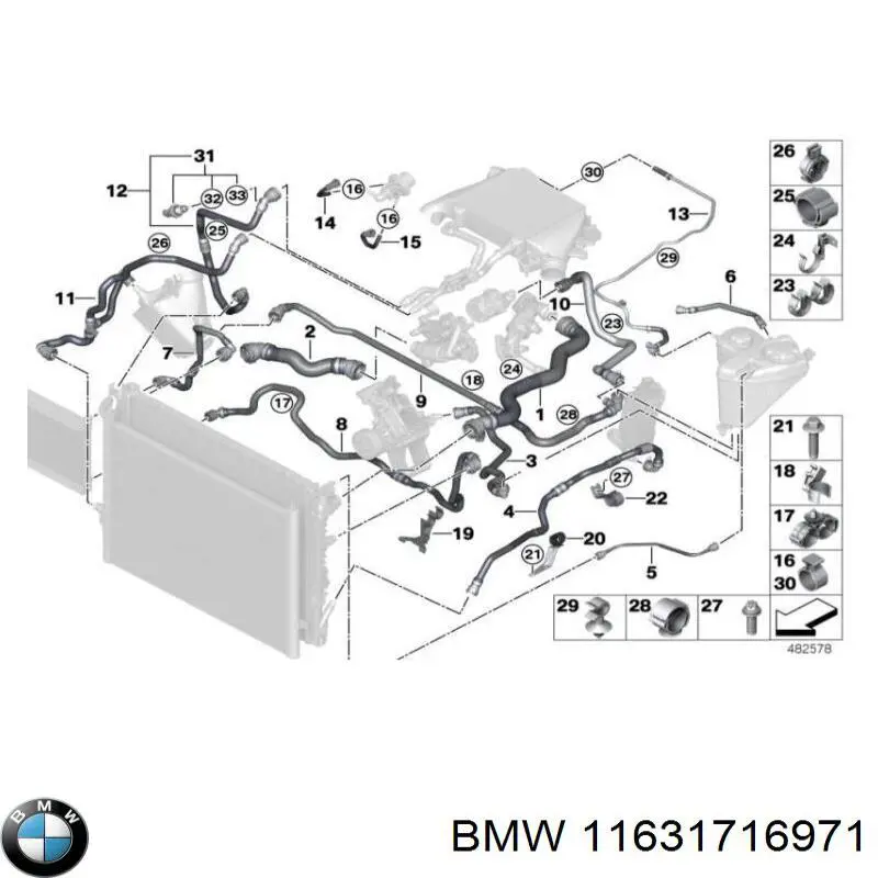11631716971 BMW 