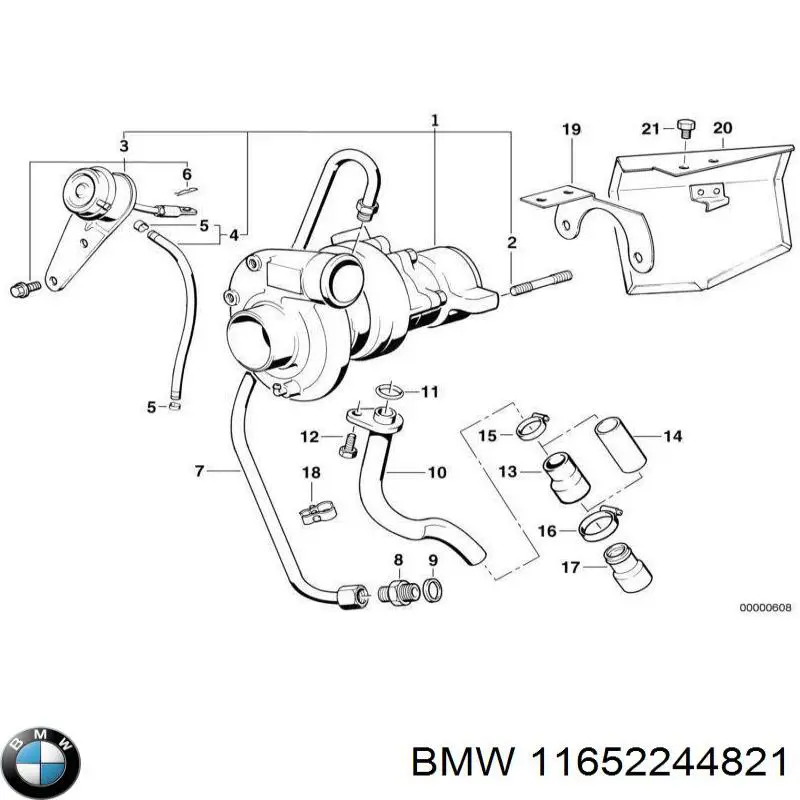 11652244821 BMW turbocompresor