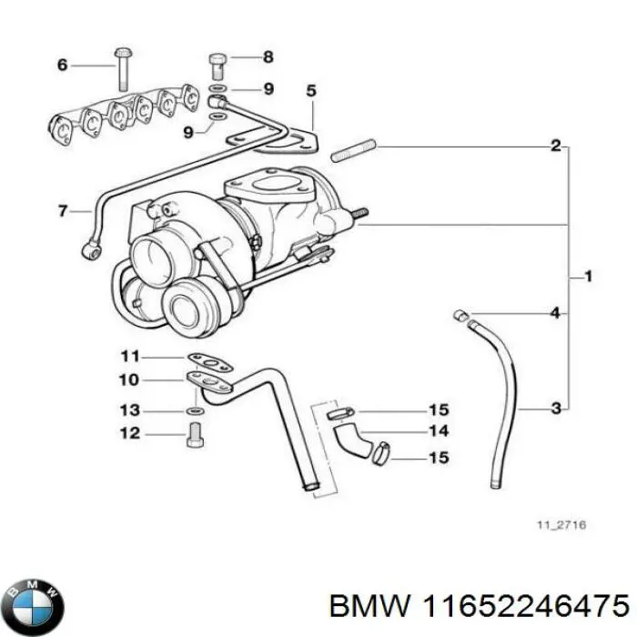 11652246475 BMW turbocompresor