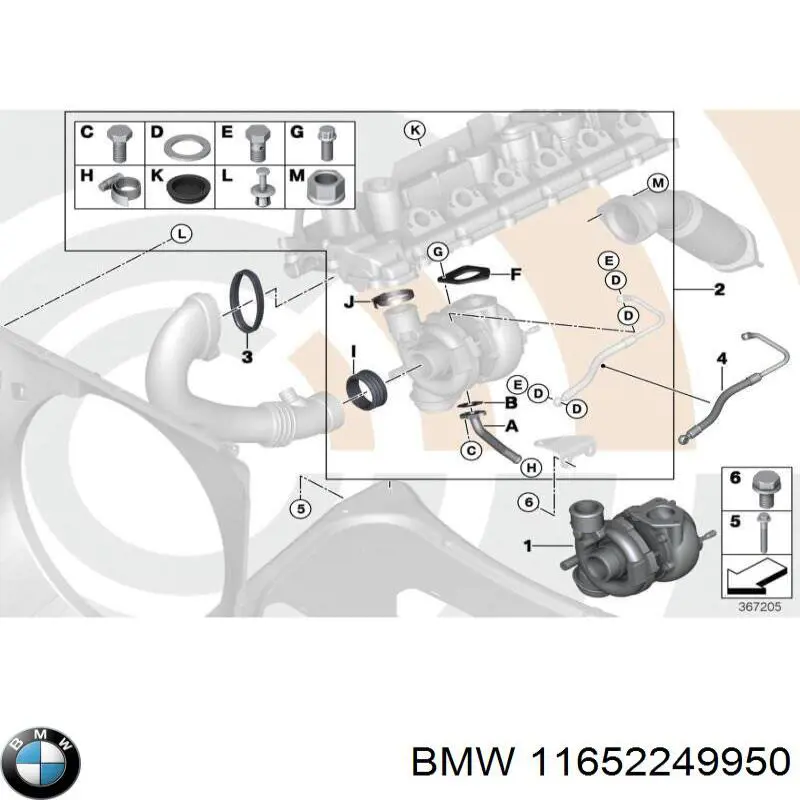 11652249950 BMW turbocompresor