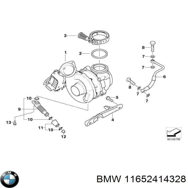 Turbocompresor BMW 11652414328 precio, desde 557,02 EUR