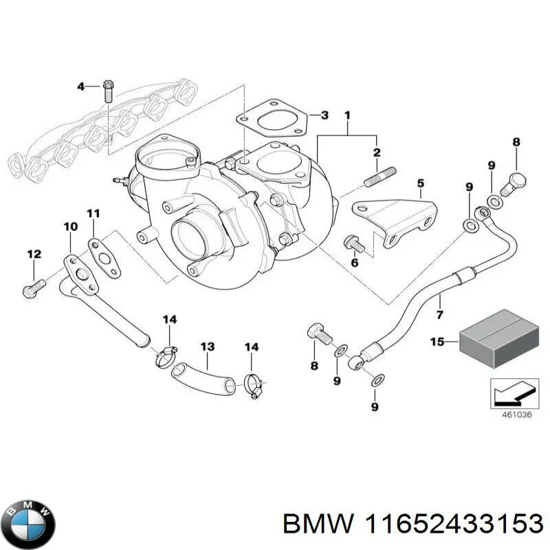 Turbocompresor BMW 11652433153 precio, desde 847,12 EUR