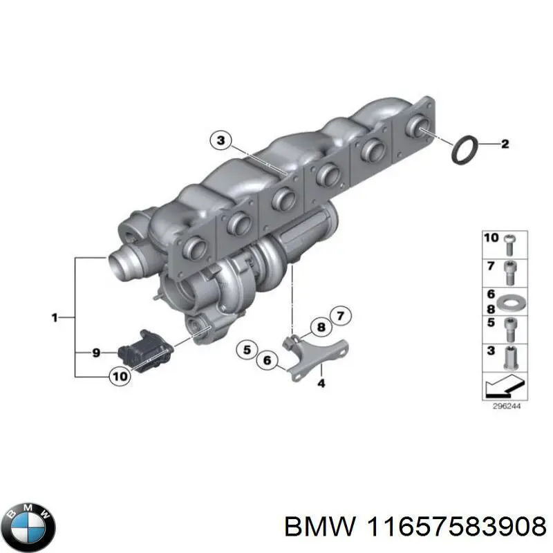 11657583908 BMW turbocompresor