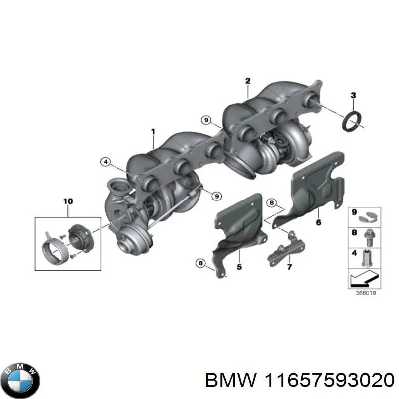 Turbocompresor 4913107239 Mitsubishi