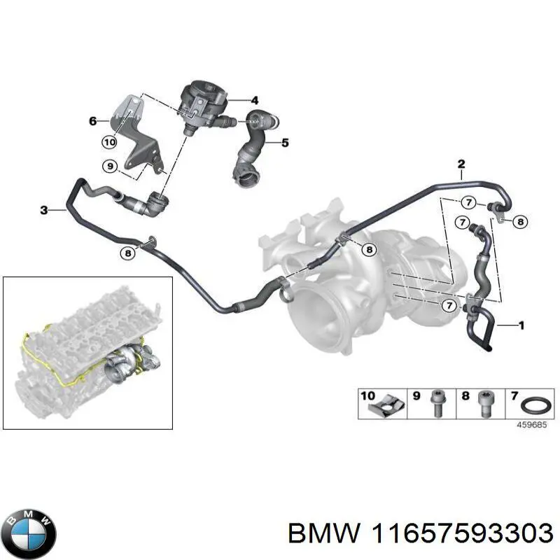 Comprar 11657593303 BMW Junta colector escape