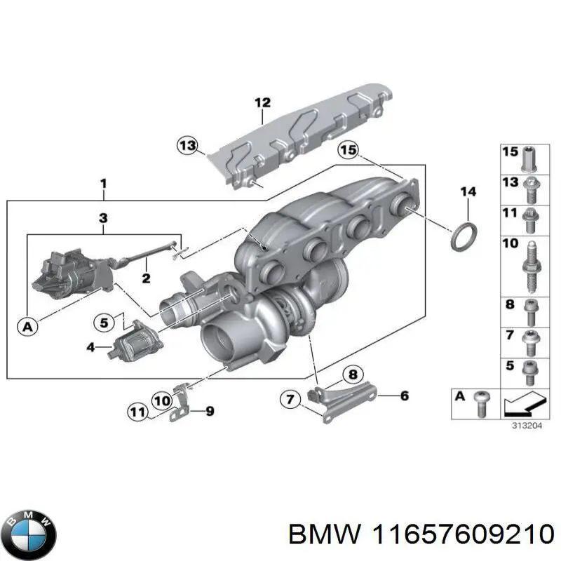 Válvula solenoide de control de presión de sobrealimentación BMW 11657609210 precio, desde 54,84 EUR