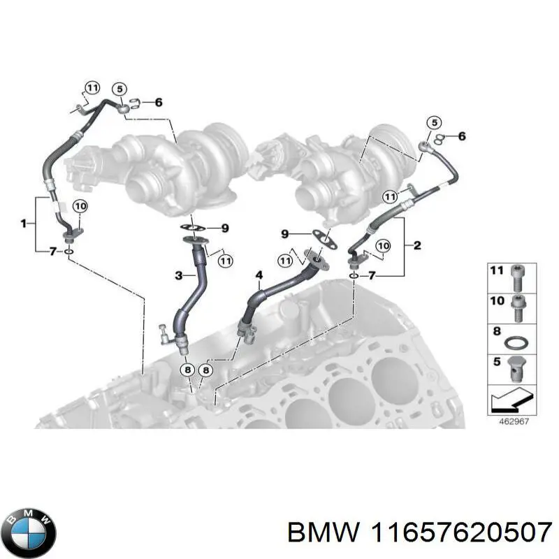 Abrazadera del colector de escape BMW 11657620507 precio, desde 15,69 EUR