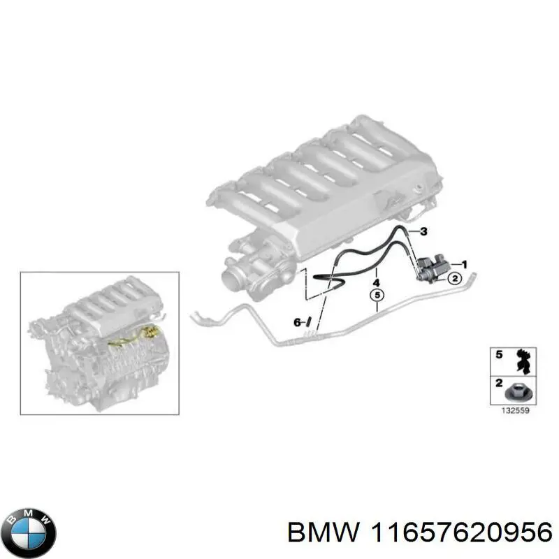 Comprar 11657620956 BMW Escudo térmico del colector de escape