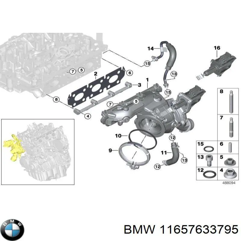 11657633795 BMW turbocompresor