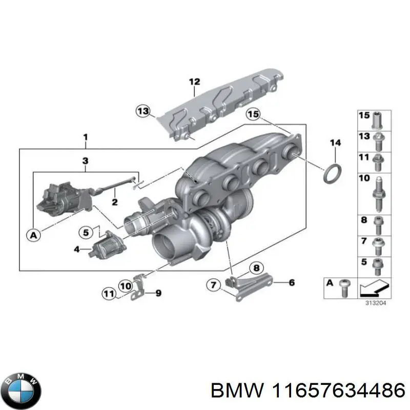 Comprar 11657634486 BMW Turbo de coche