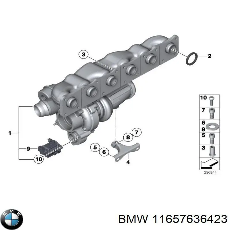 11657636423 BMW turbocompresor