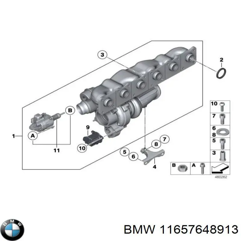 11657648913 BMW turbocompresor