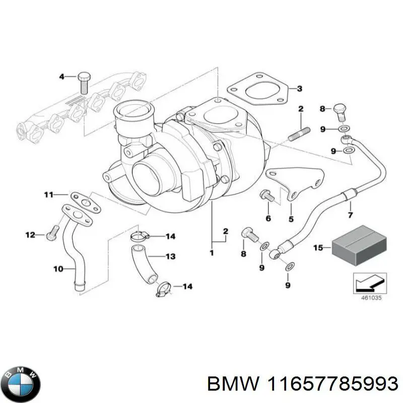 11657785993 BMW turbocompresor
