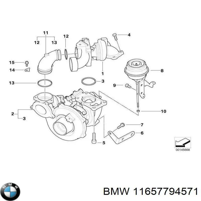 11657794571 BMW turbocompresor