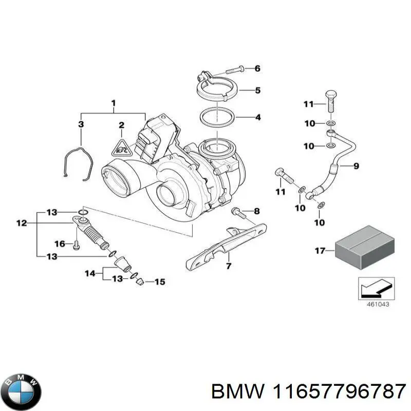 Junta de tubo de escape BMW 11657796787 precio, desde 4,59 EUR
