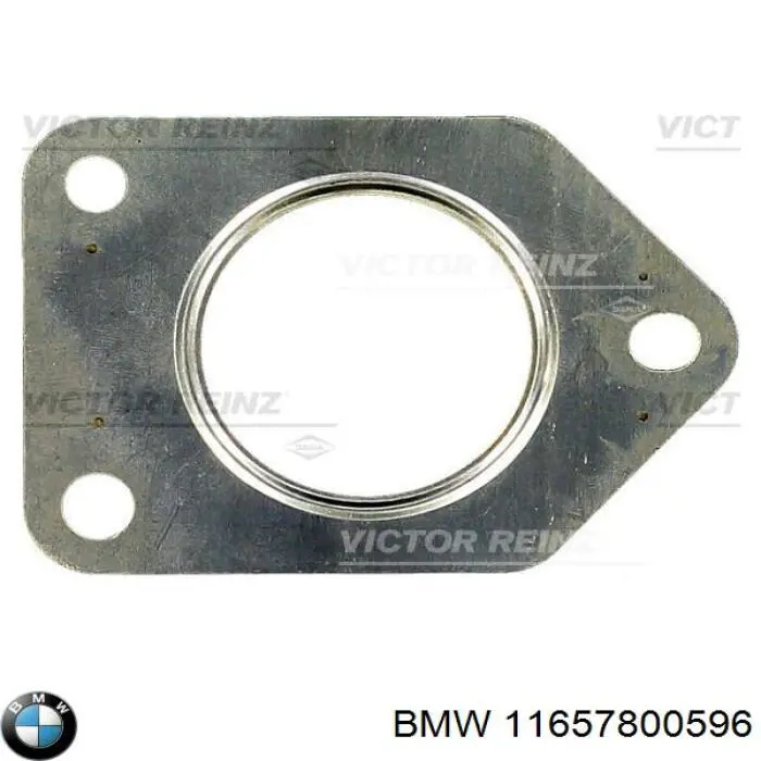 11657800596 BMW junta, colector de escape, inferior