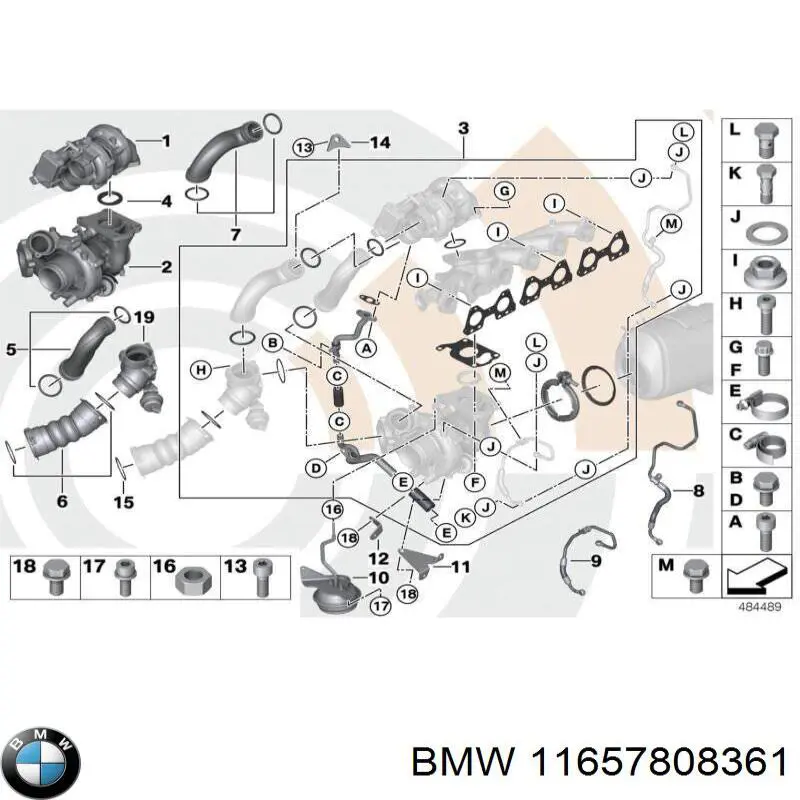 11657808361 BMW turbocompresor