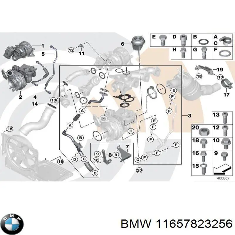 11657823256 BMW turbocompresor