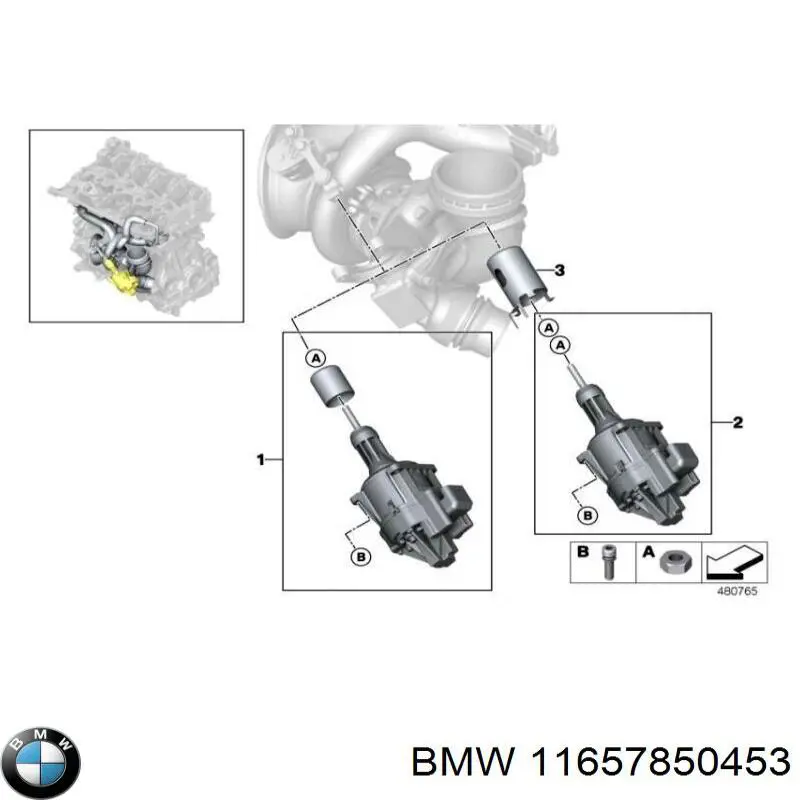 Valvula De Recirculacion De Aire De Carga De Turbina para BMW X1 (F48)