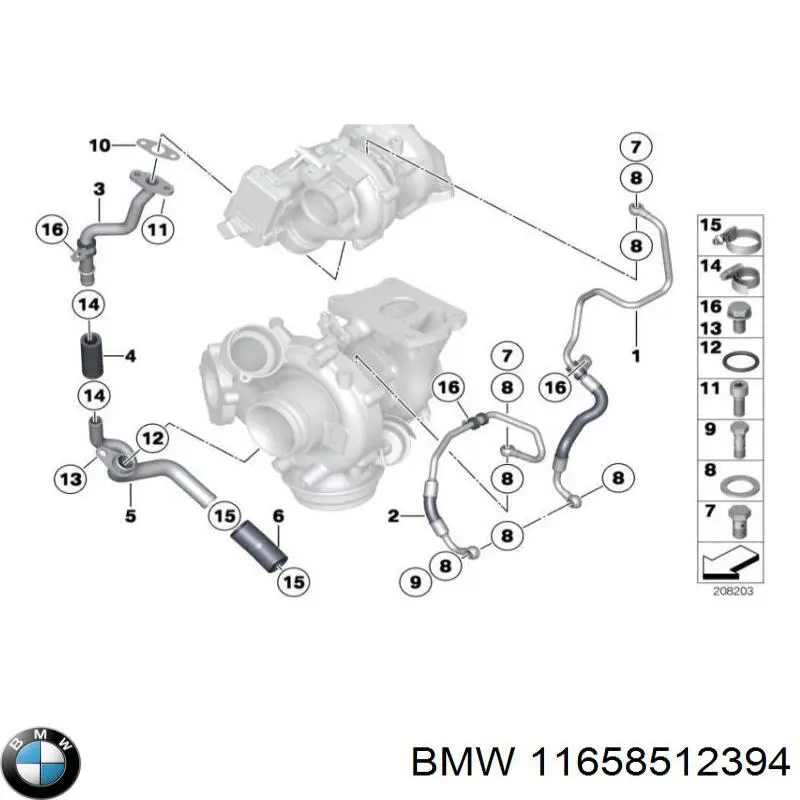  BMW 11658512394 precio, desde 103,09 EUR