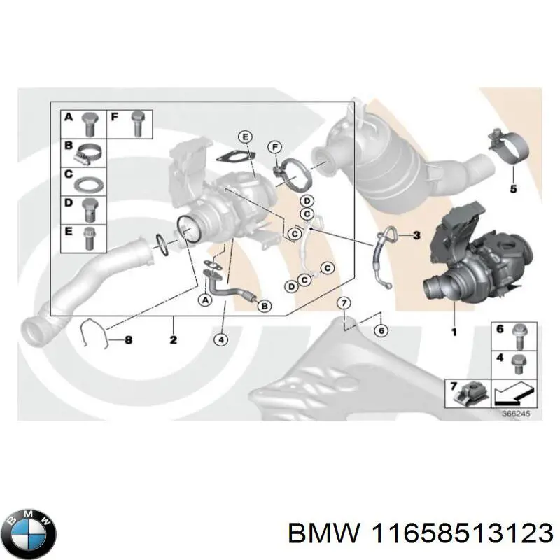 11658513123 BMW turbocompresor