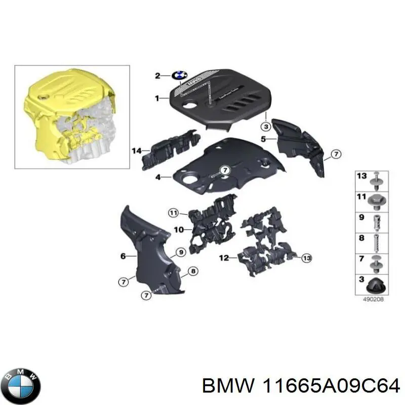 11665A09C64 BMW