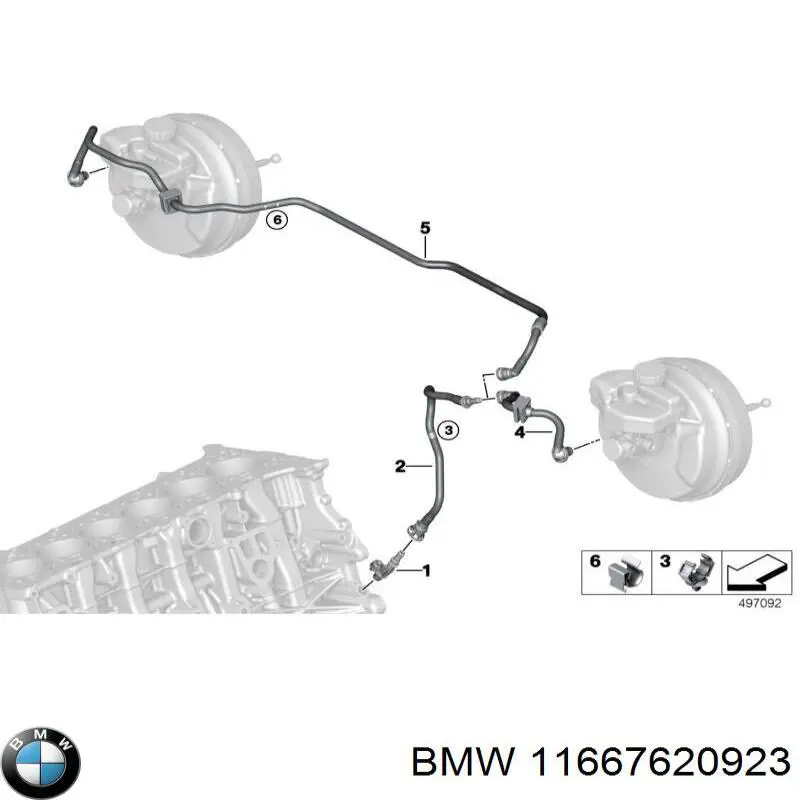 11667620923 BMW válvula de alivio de presión de culata