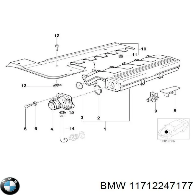 Válvula EGR 11712247177 BMW