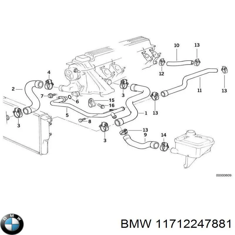 Manguera de radiador EGR, suministro BMW 11712247881 precio, desde 281,11 EUR